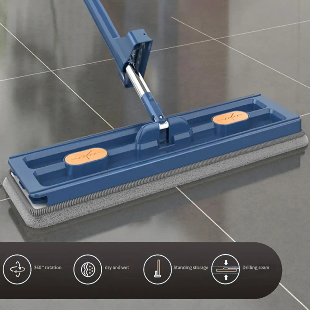 Cleaner Pro° Rotating Mop: Strong Handle Easy Cleaning 360° Rotatable Flat Mop