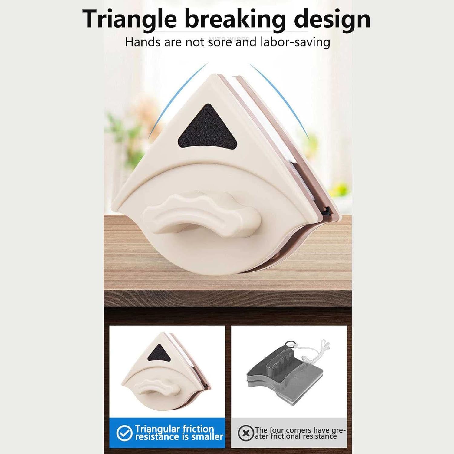 Cleaner Pro° WindowCleaning: Easy Double-Sided Window Cleaning Tool