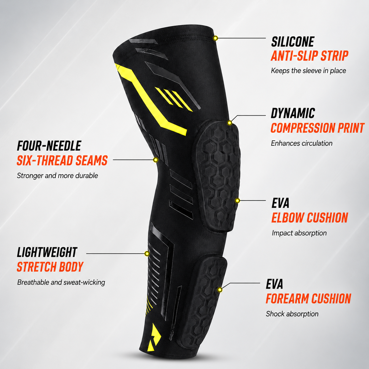 Closora | ArmoraGuard Padded Compression Elbow Sleeve