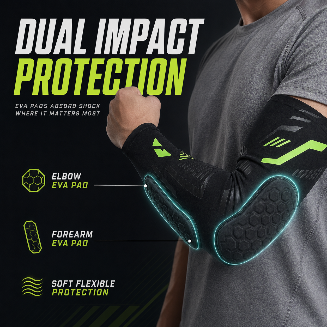 Closora | ArmoraGuard Padded Compression Elbow Sleeve