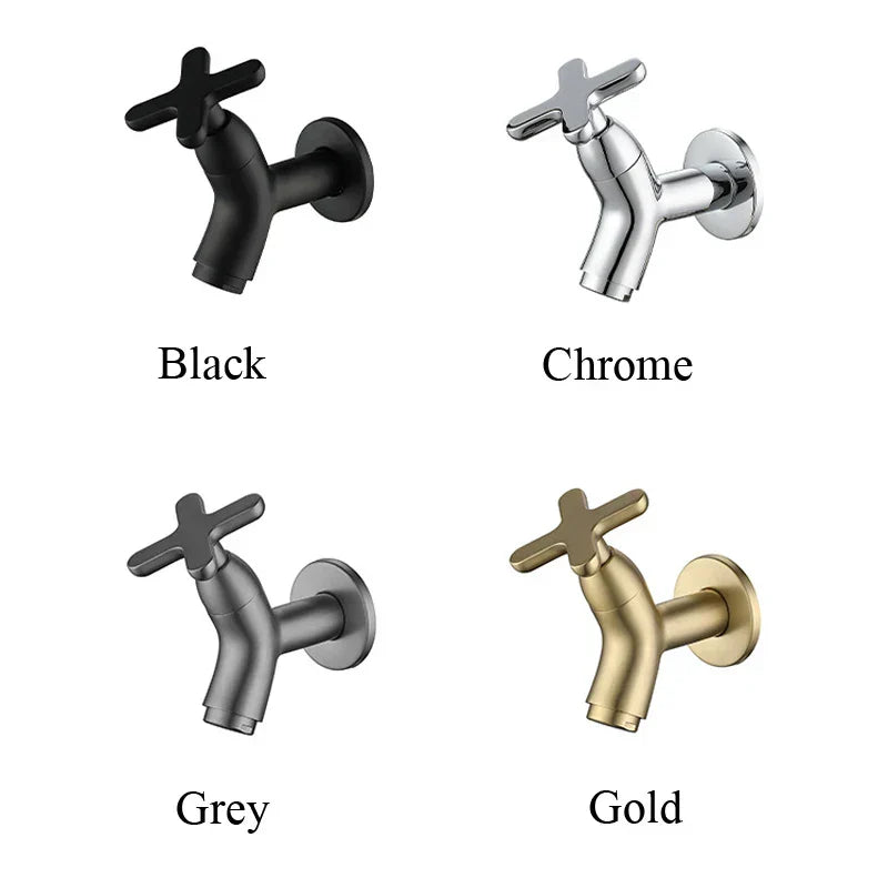 Closora | BrassFlow – Wall-Mounted Cold Water Tap in Solid Brass