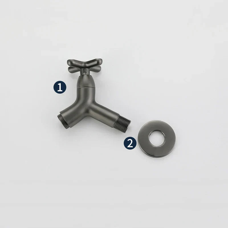 Closora | BrassFlow – Wall-Mounted Cold Water Tap in Solid Brass