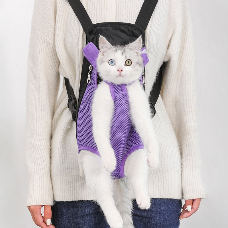 Closora | Breathable Mesh Pet Journey Carrier Backpack