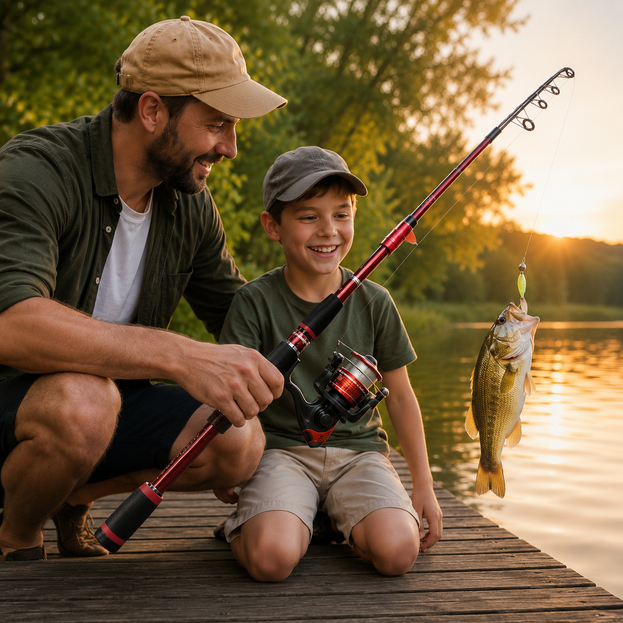 Closora | Castaway Telescopic Travel Fishing Rod Set