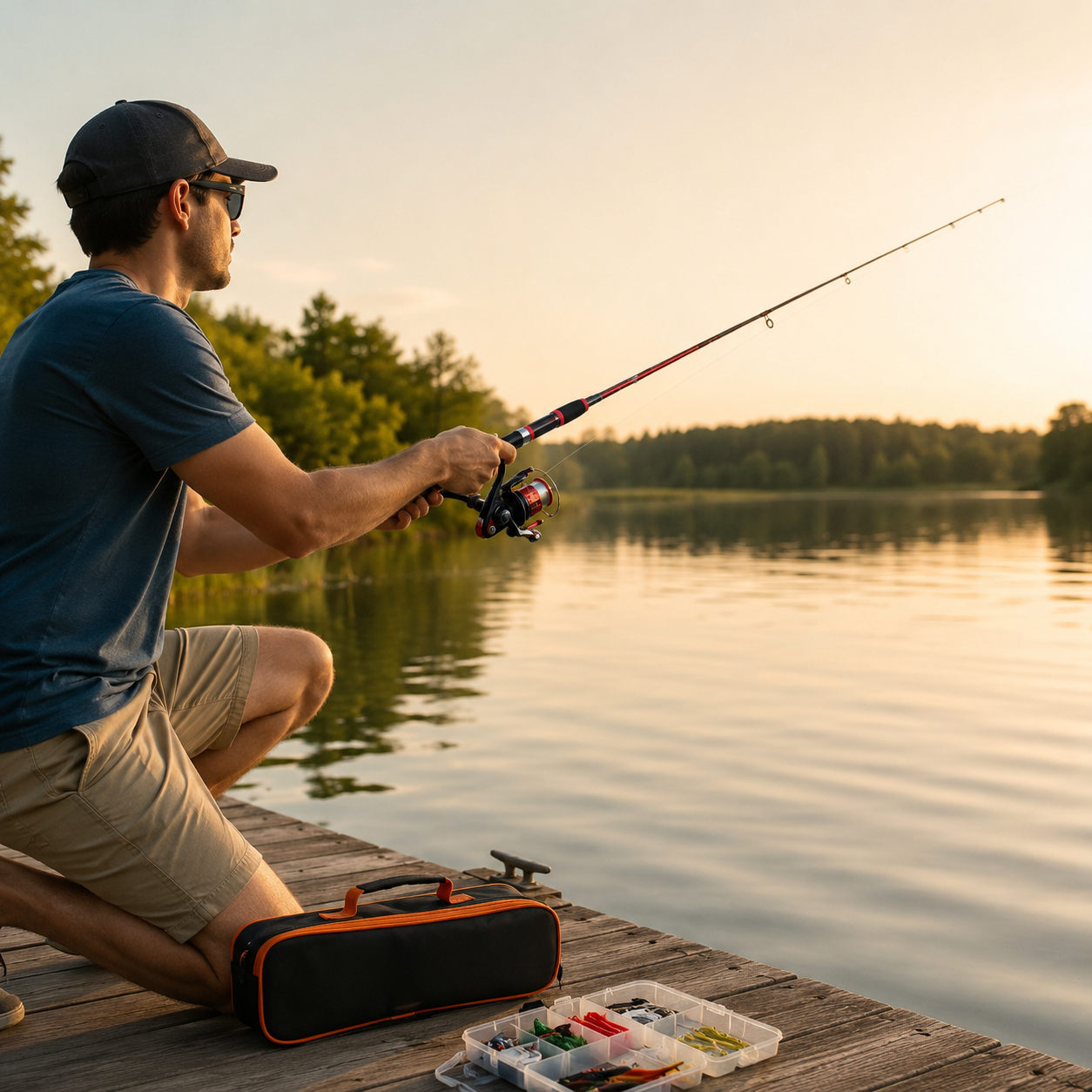 Closora | Castaway Telescopic Travel Fishing Rod Set
