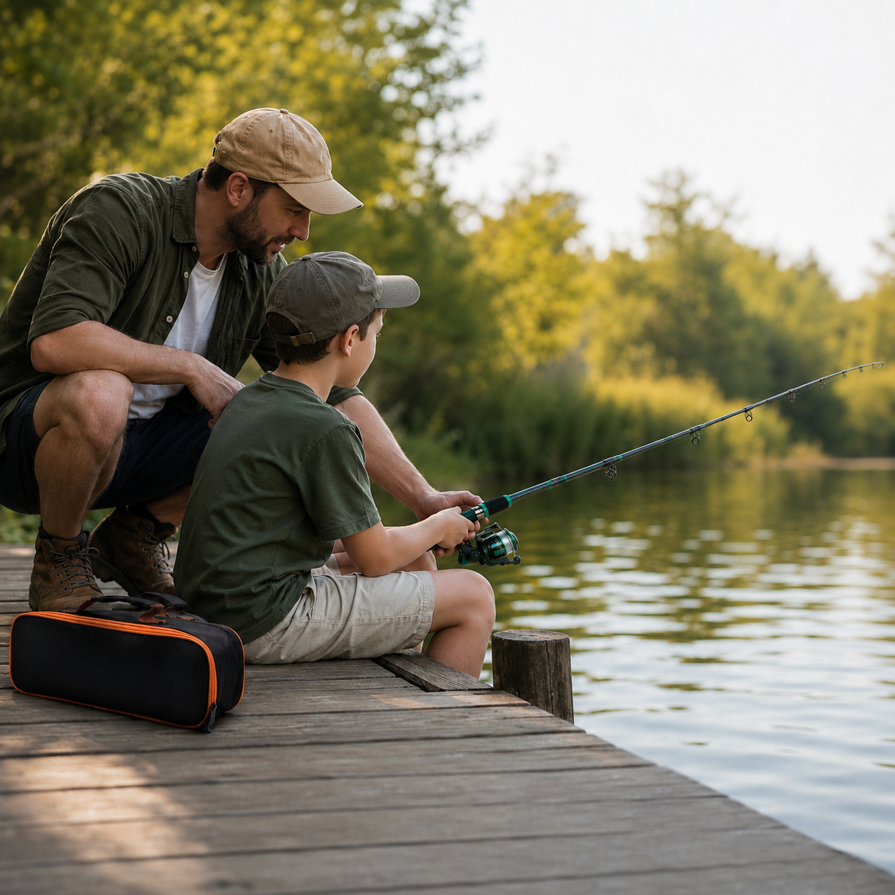 Closora | Castaway Telescopic Travel Fishing Rod Set