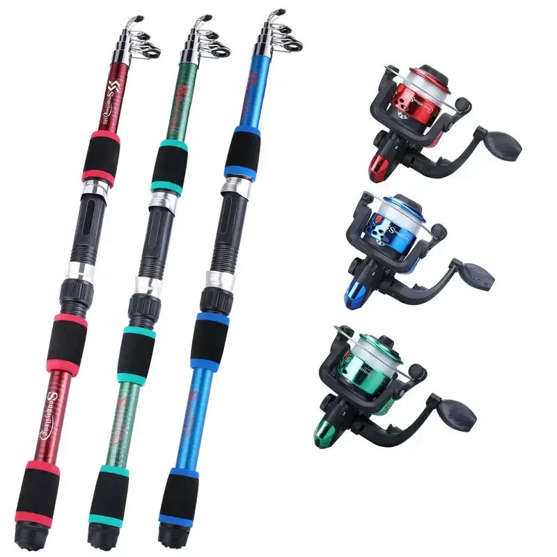 Closora | Castaway Telescopic Travel Fishing Rod Set