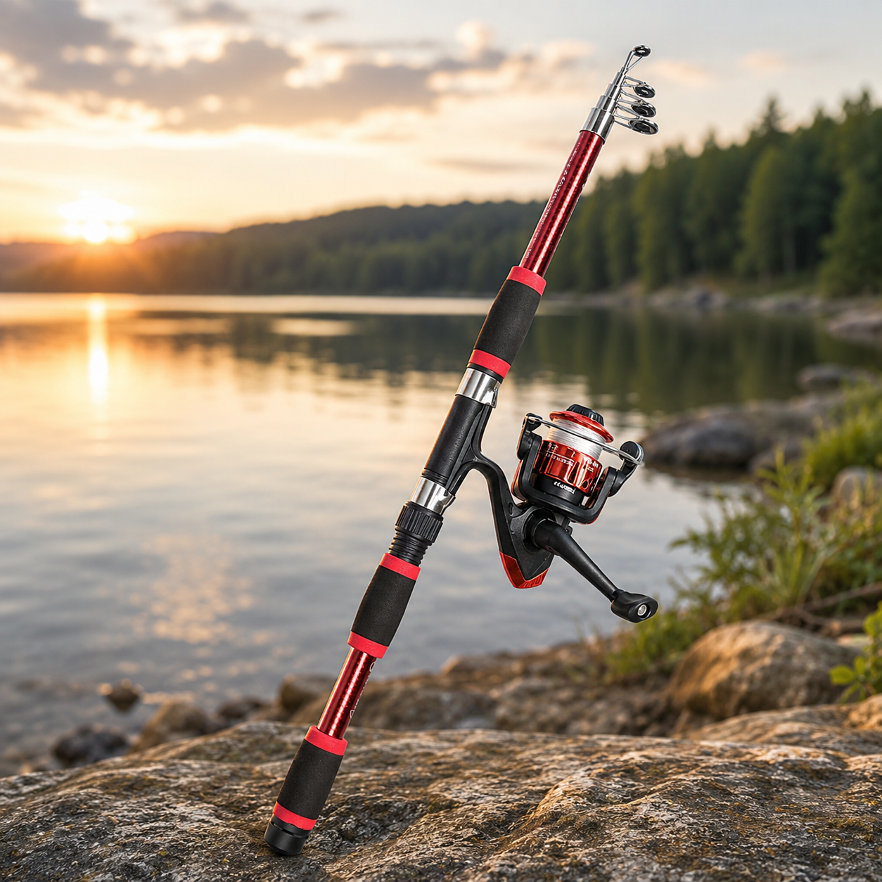 Closora | Castaway Telescopic Travel Fishing Rod Set