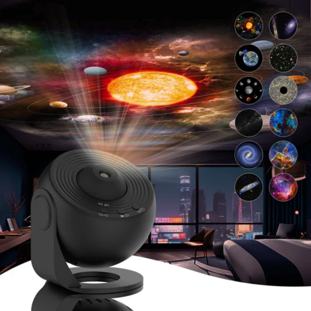 Closora | Celestial Dreams: 360° Planetarium Galaxy Projector - Full-room Coverage