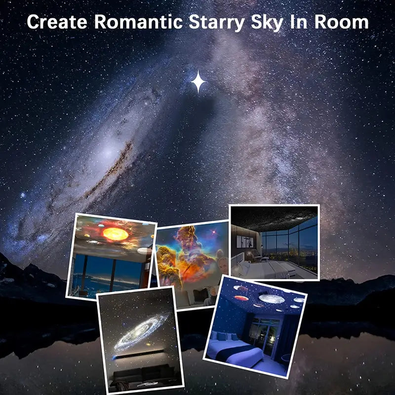 Closora | Celestial Dreams: 360° Planetarium Galaxy Projector - Full-room Coverage