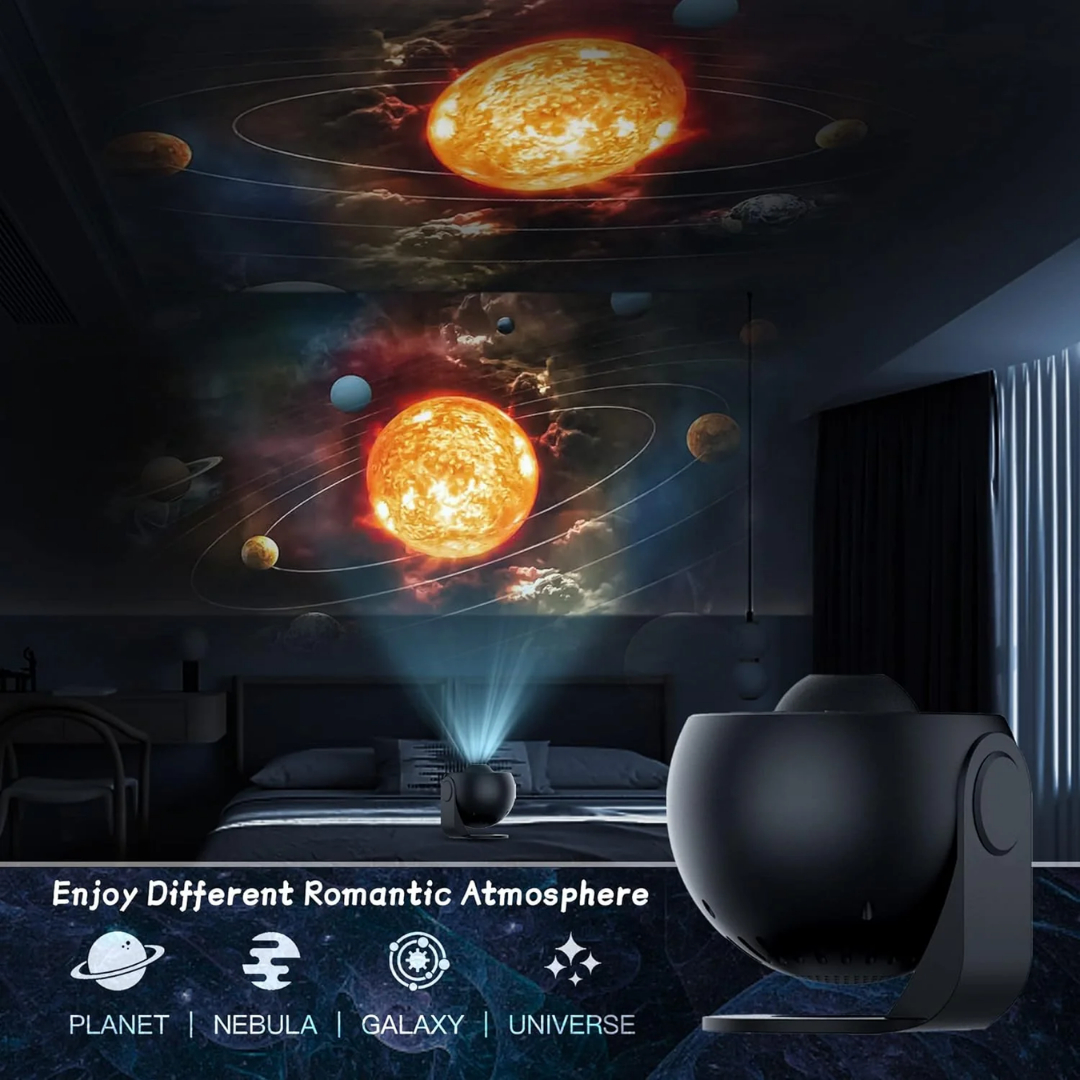 Closora | Celestial Dreams: 360° Planetarium Galaxy Projector - Full-room Coverage