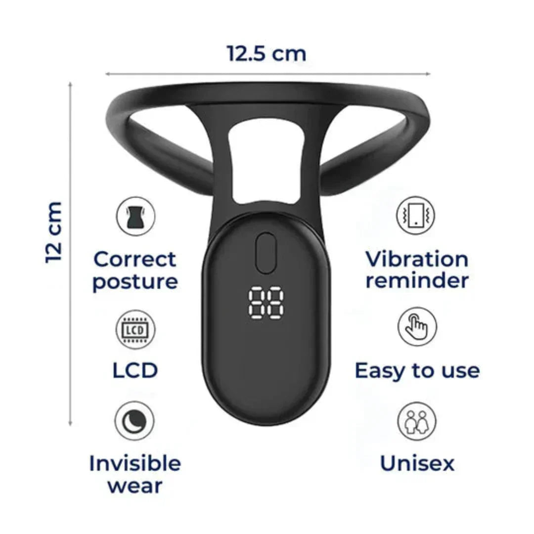 Closora | Cervical Spine Traction Neck Support for Posture Correction | Adjustable Neck and Back Posture Corrector | Spine Alignment and Relief | Real Time feedback