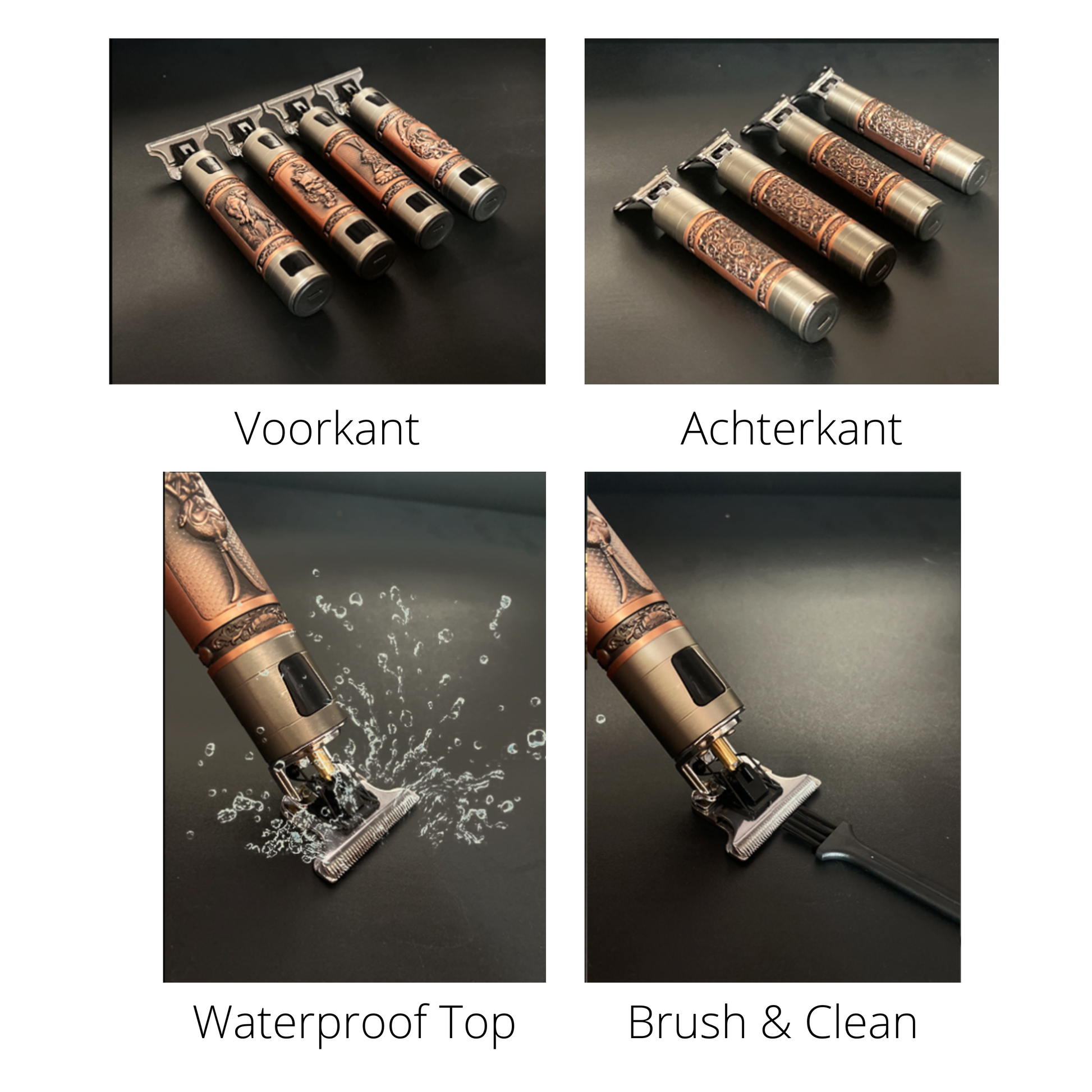 Closora Closora Skull Vintage Trimmer™ | The Barber Trend of This Year! - Rechargeable Including Attachments