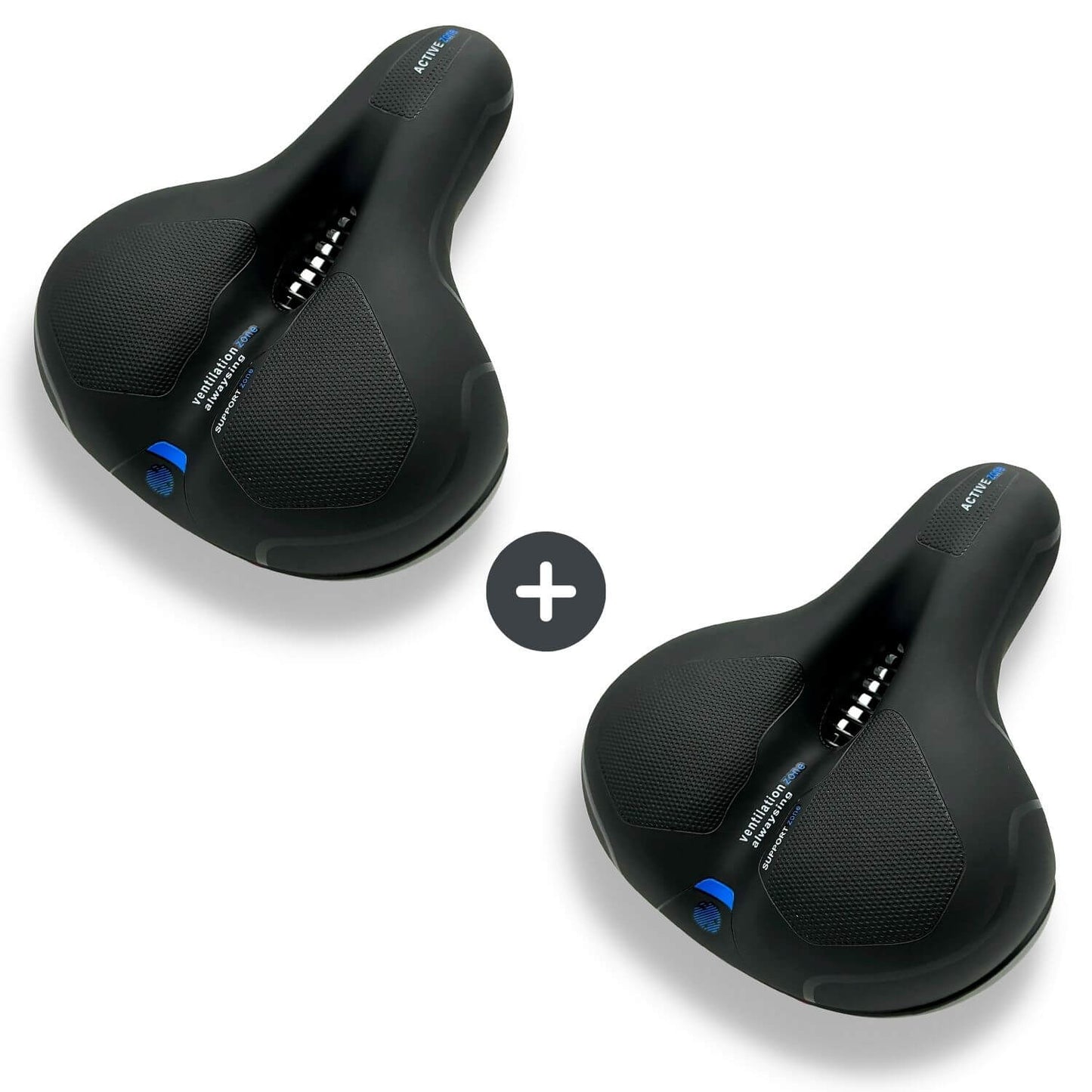 Closora | CloudComfort Pro Bicycle Seat | Pressure-Relieving Memory Foam | Black
