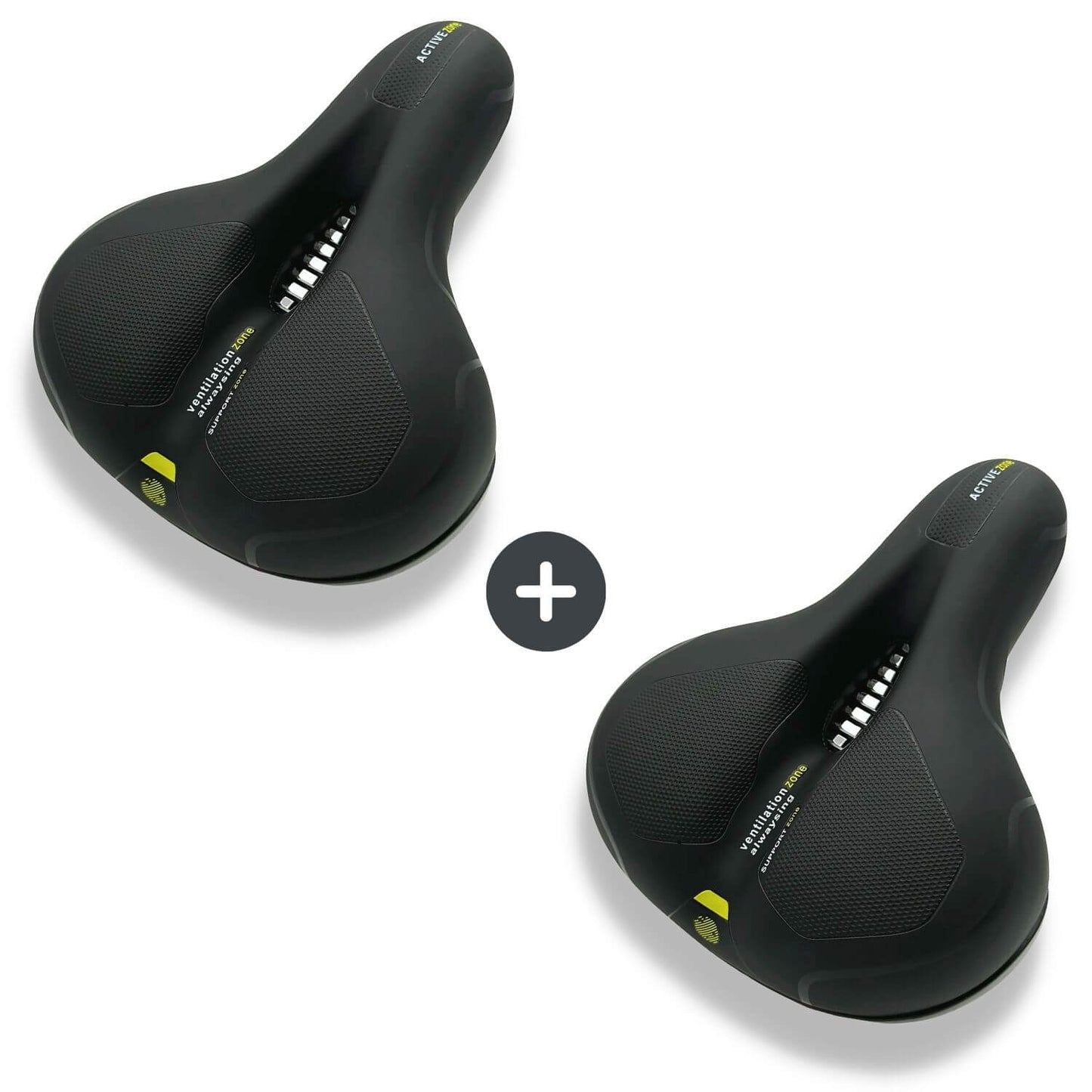 Closora | CloudComfort Pro Bicycle Seat | Pressure-Relieving Memory Foam | Black
