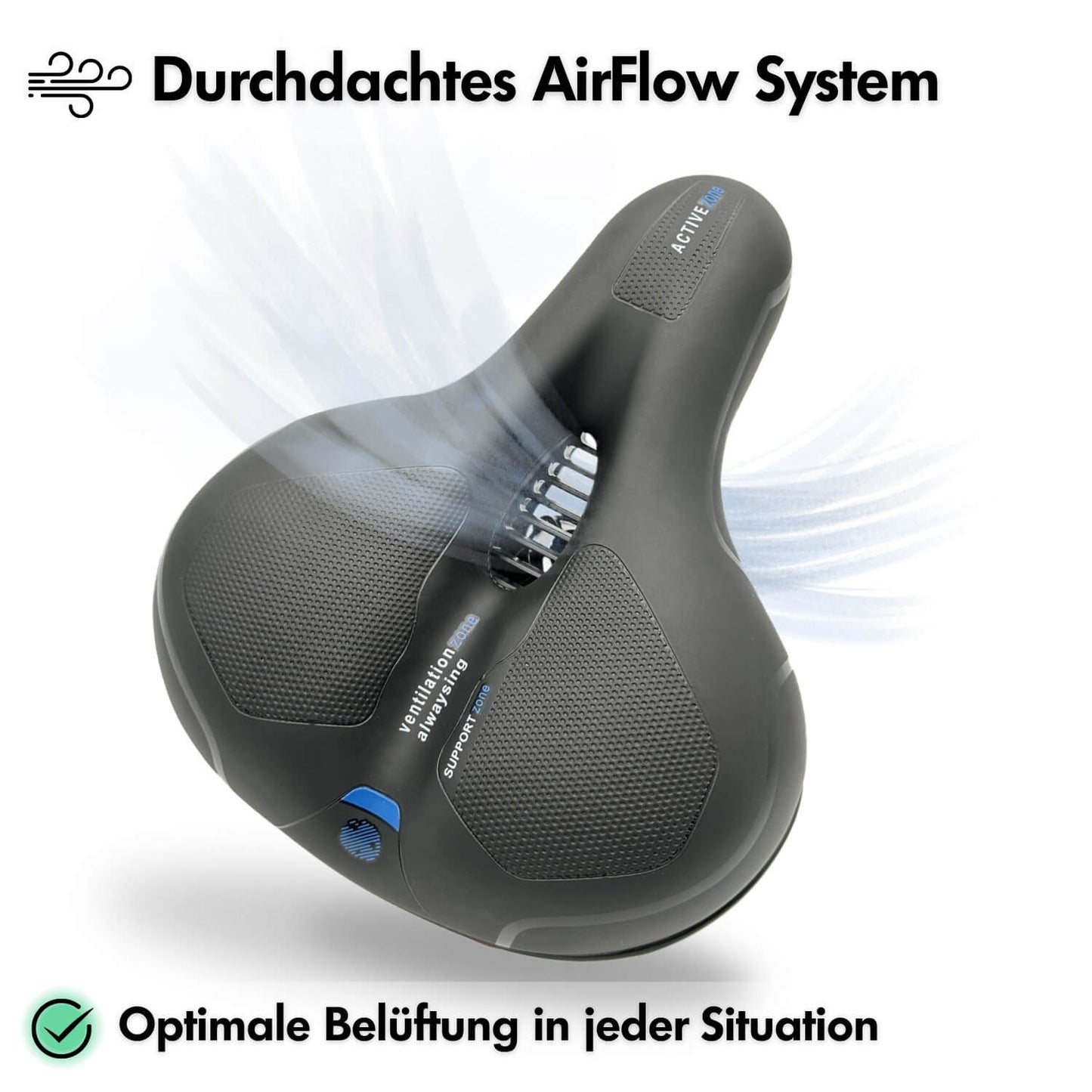Closora | CloudComfort Pro Bicycle Seat | Pressure-Relieving Memory Foam | Black