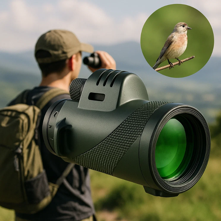 Closora | Compact 600x Ultra-Zoom Monocular | HD Lens, Lightweight & Perfect for Hiking, Birdwatching, and Sports Events