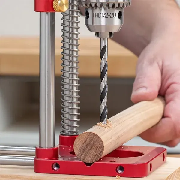 Closora | Drill Press Guide for Handheld Drills - Portable & Adjustable Woodworking Jig