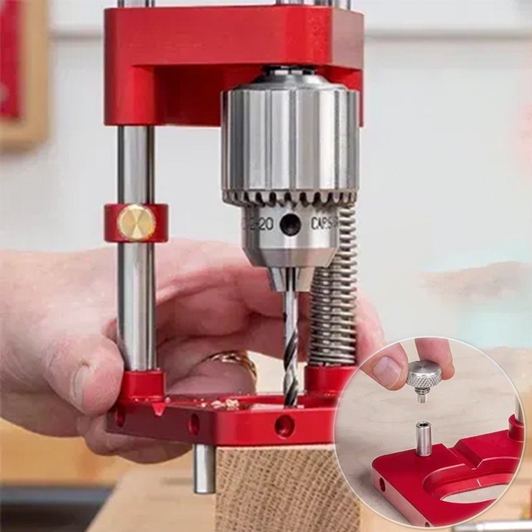 Closora | Drill Press Guide for Handheld Drills - Portable & Adjustable Woodworking Jig