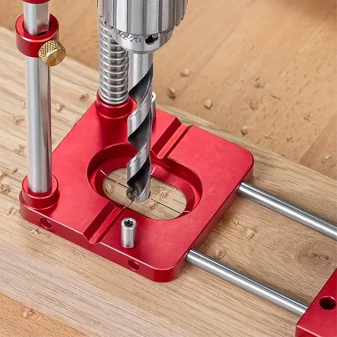 Closora | Drill Press Guide for Handheld Drills - Portable & Adjustable Woodworking Jig
