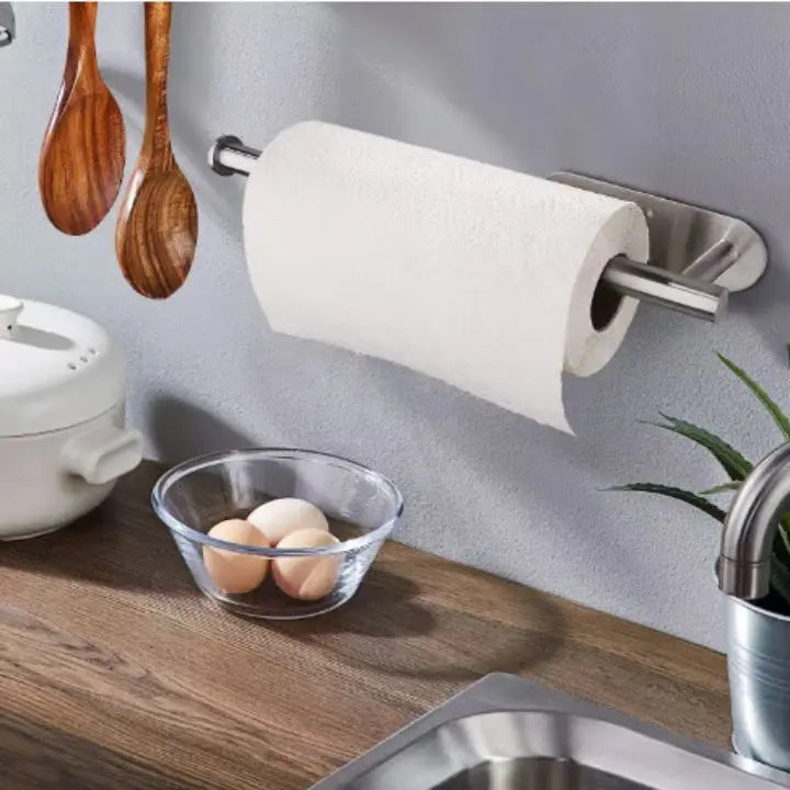 Closora | Elegant Wall Kitchen Paper Towel Holder – drill-free & space-saving
