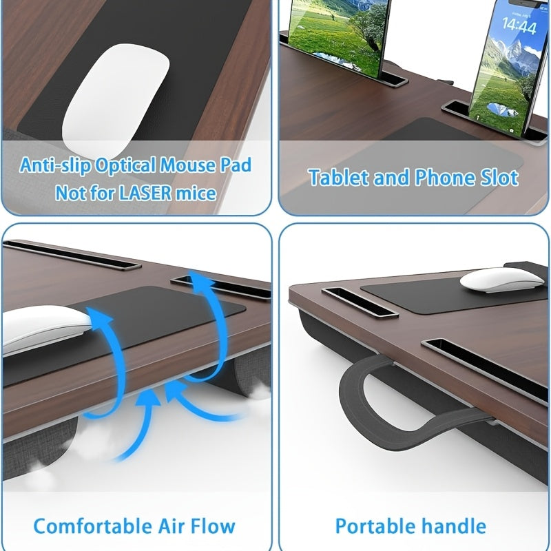 Closora | Ergonomic Laptop Holder with Wrist Support and Device Slots