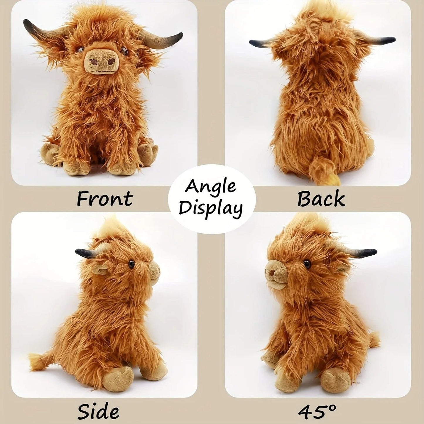 Closora | Fluffy Highland Cuddle – Soft Cow for Young and Old