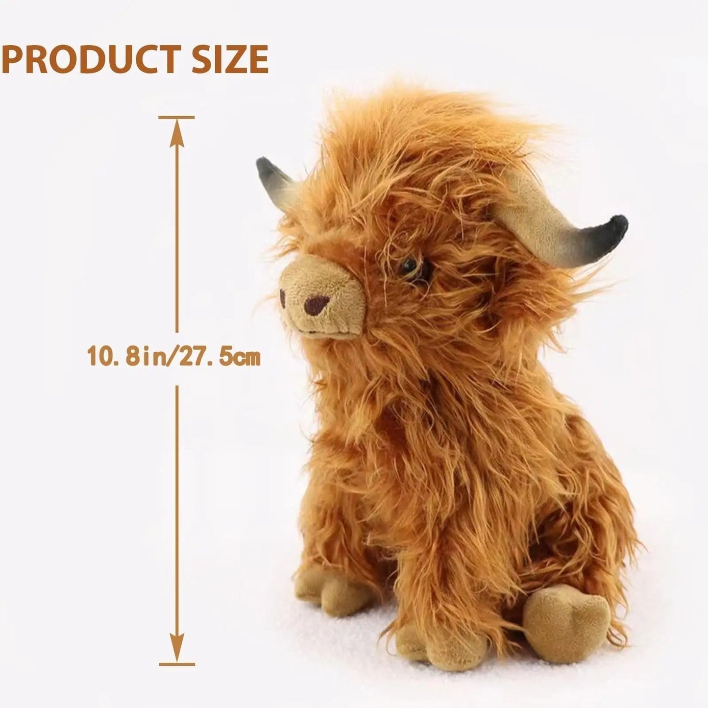 Closora | Fluffy Highland Cuddle – Soft Cow for Young and Old