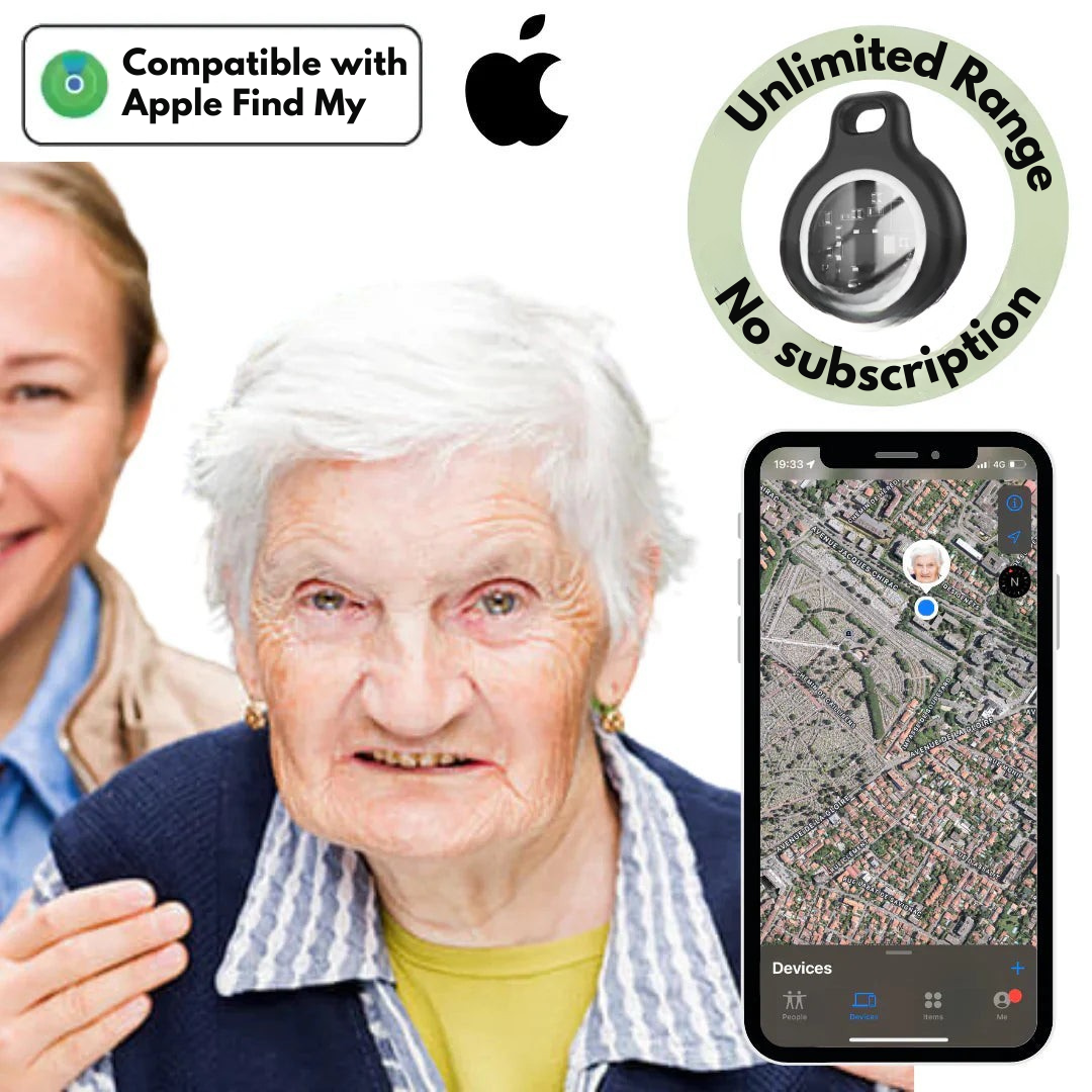 Closora | GPS Tracker for Seniors | Real-Time Tracking, Waterproof & No Subscription Fees for Peace of Mind