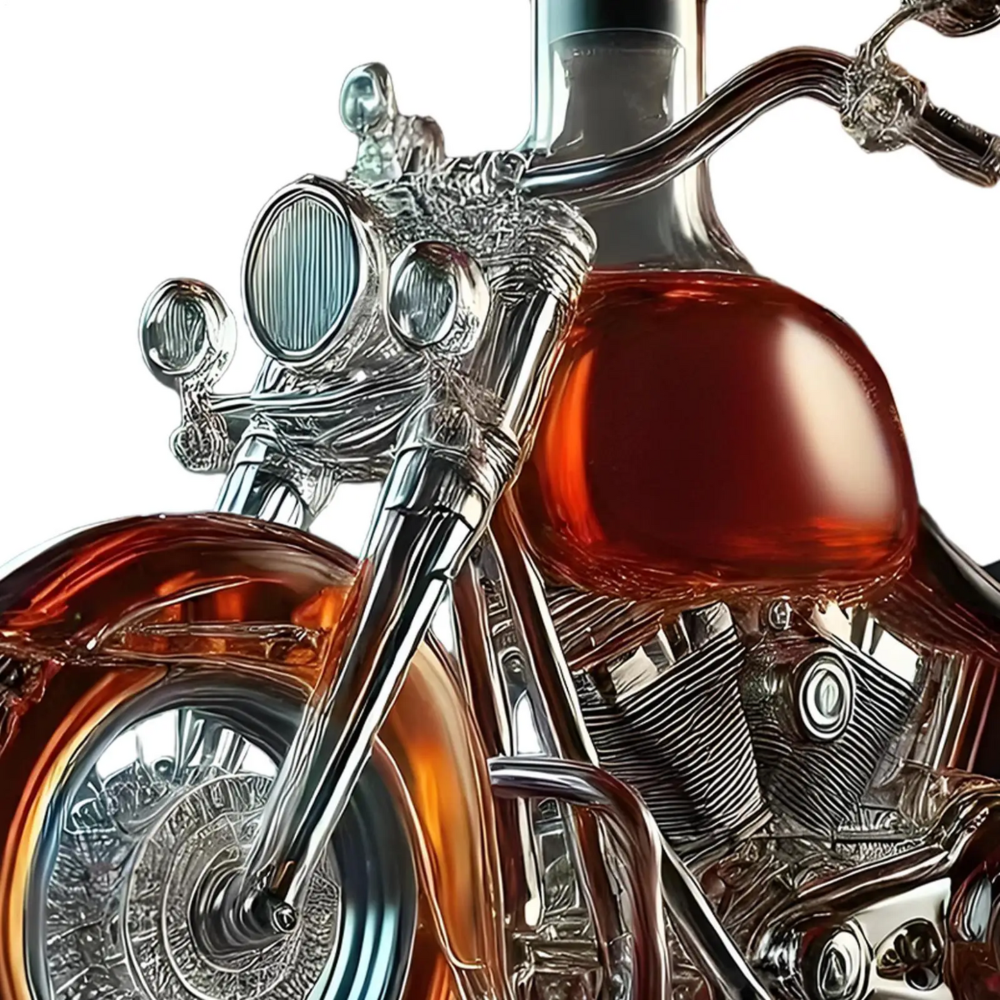 Closora | Harley Motorcycle Shaped Whiskey Decanter for Home Bar
