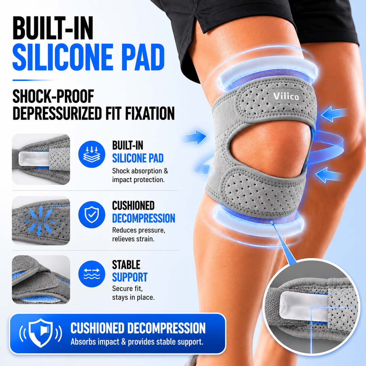 Closora | KnevoPro Adjustable Patellar Support Strap