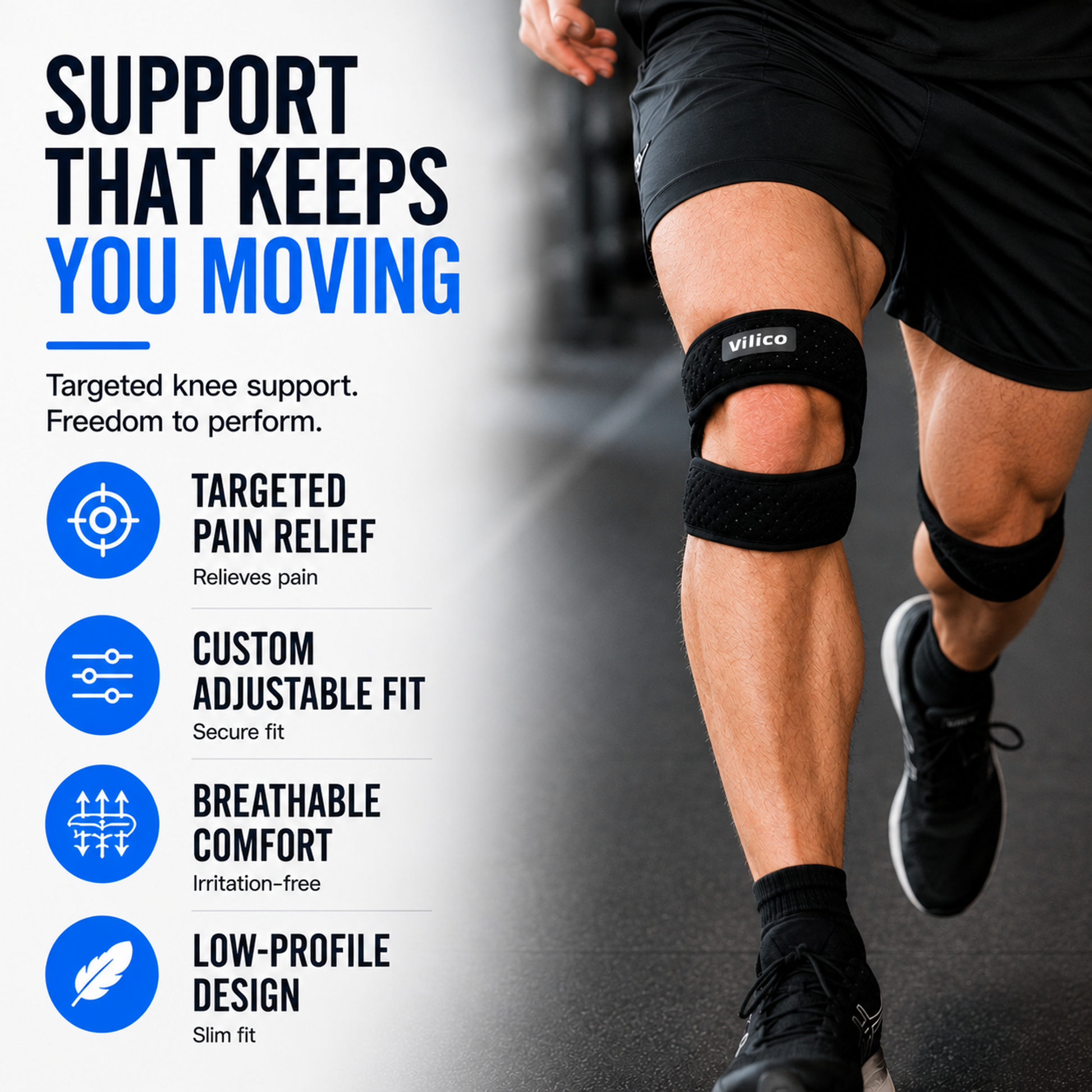 Closora | KnevoPro Adjustable Patellar Support Strap