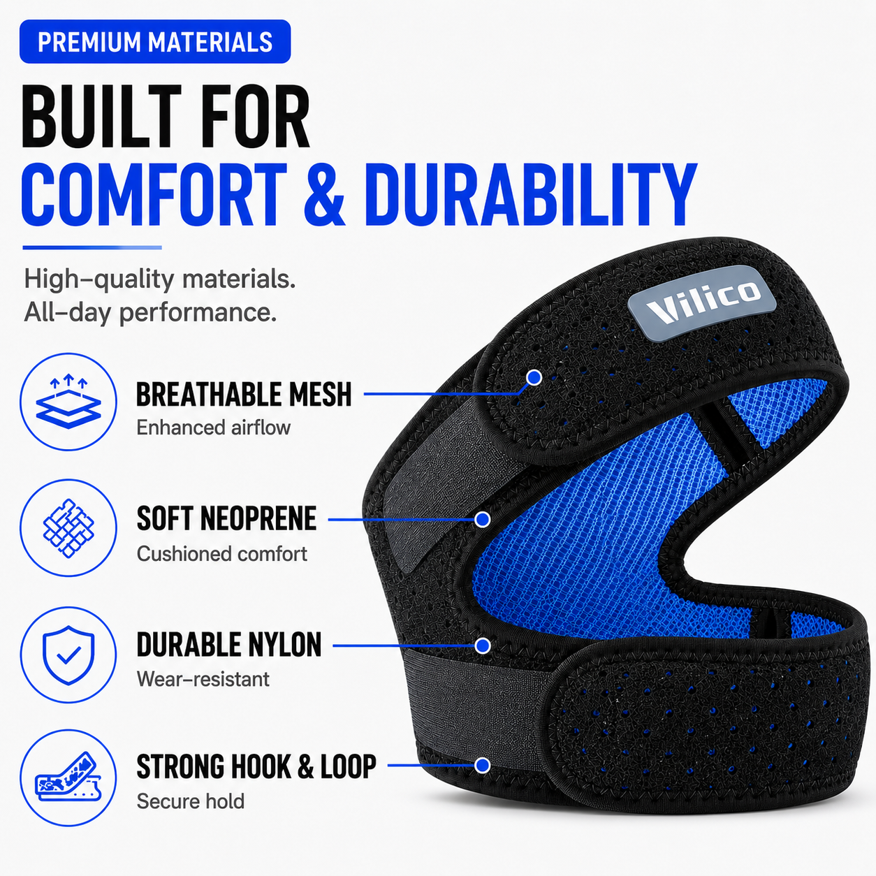 Closora | KnevoPro Adjustable Patellar Support Strap
