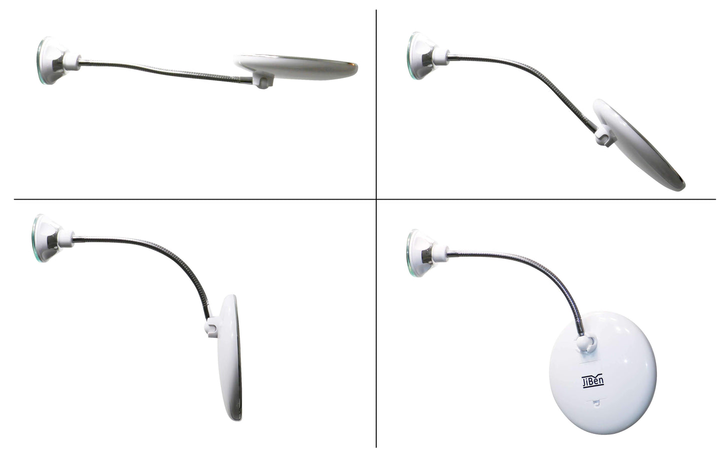 Closora LED Magnifying Mirror with Flexible Gooseneck | 10x Magnification | Daylight LED | Cosmetic Mirror