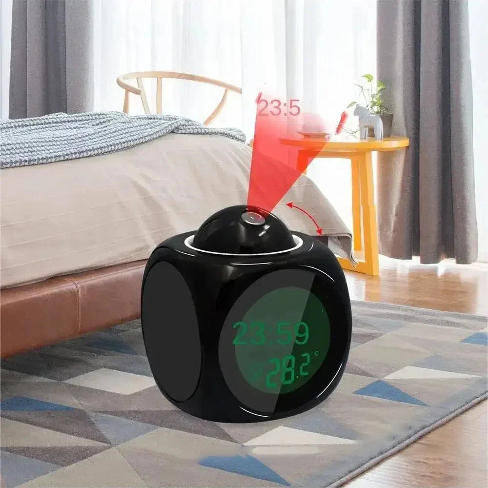Closora | LuminovaCube Digital Projection Alarm Clock