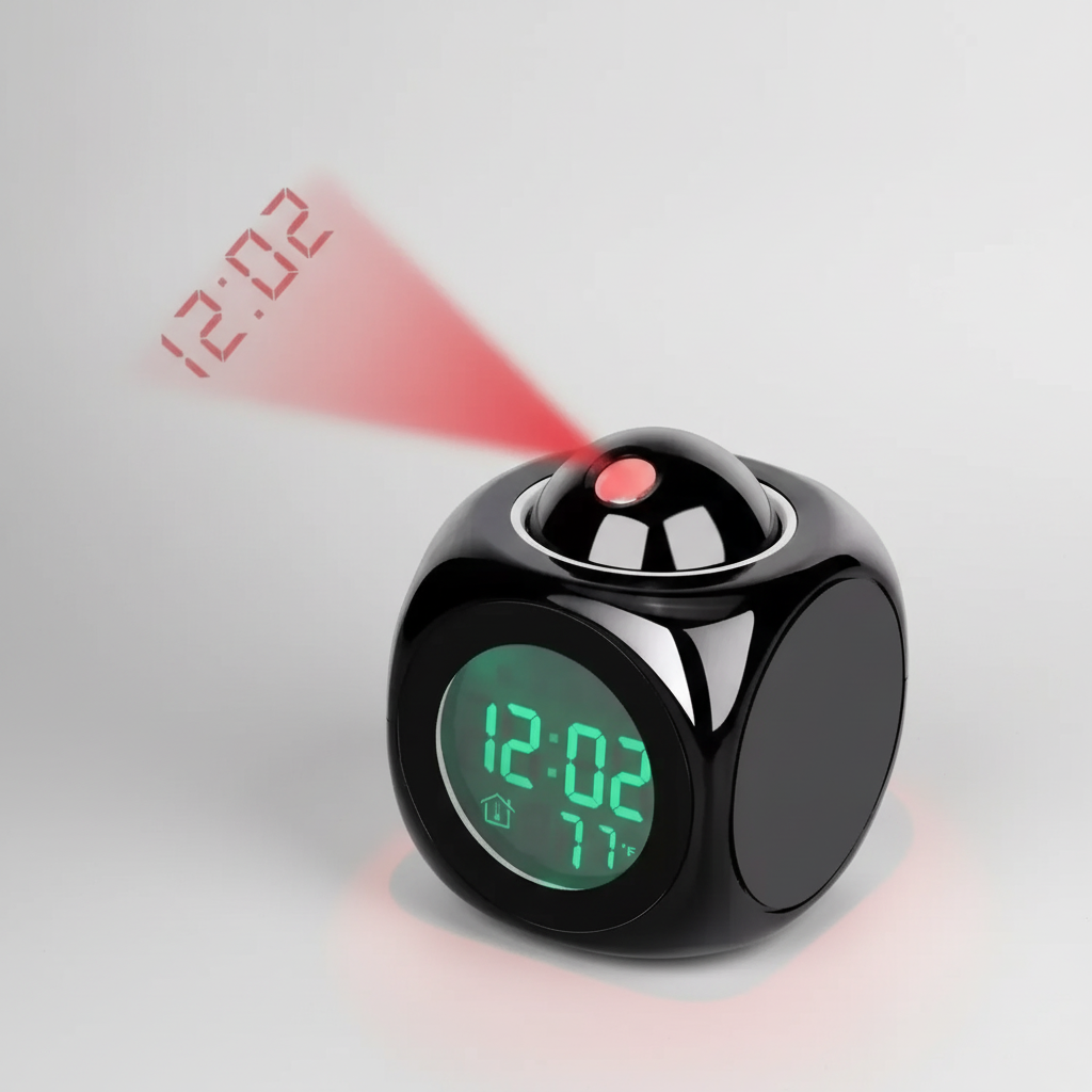 Closora | LuminovaCube Digital Projection Alarm Clock