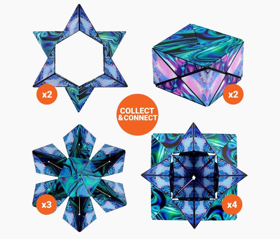 Closora | Magnetic Transforming Cube | Transforming Puzzle Toy | Multicolor
