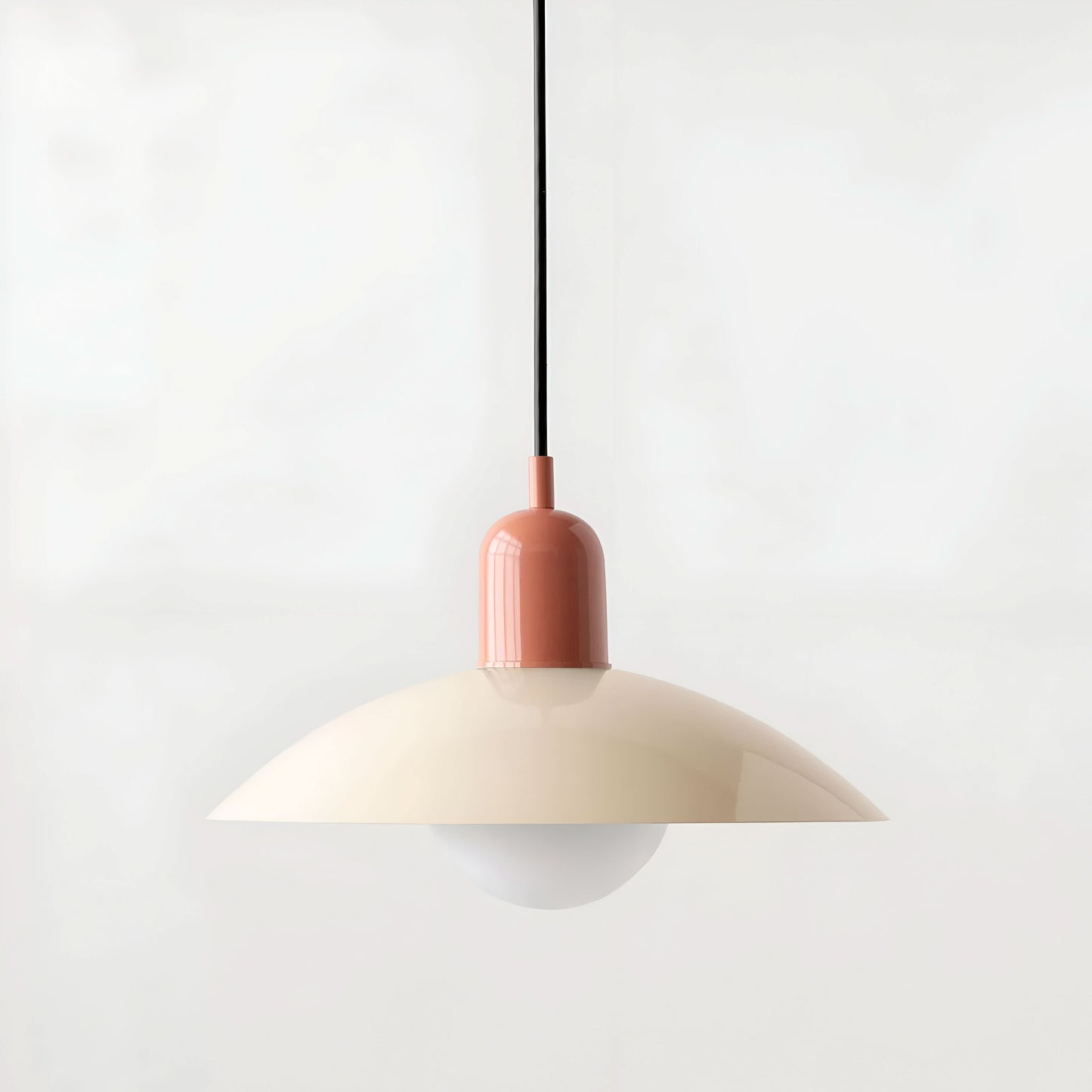 Closora | Modern Macaron Bauhaus Pendant Light – Iron Shade