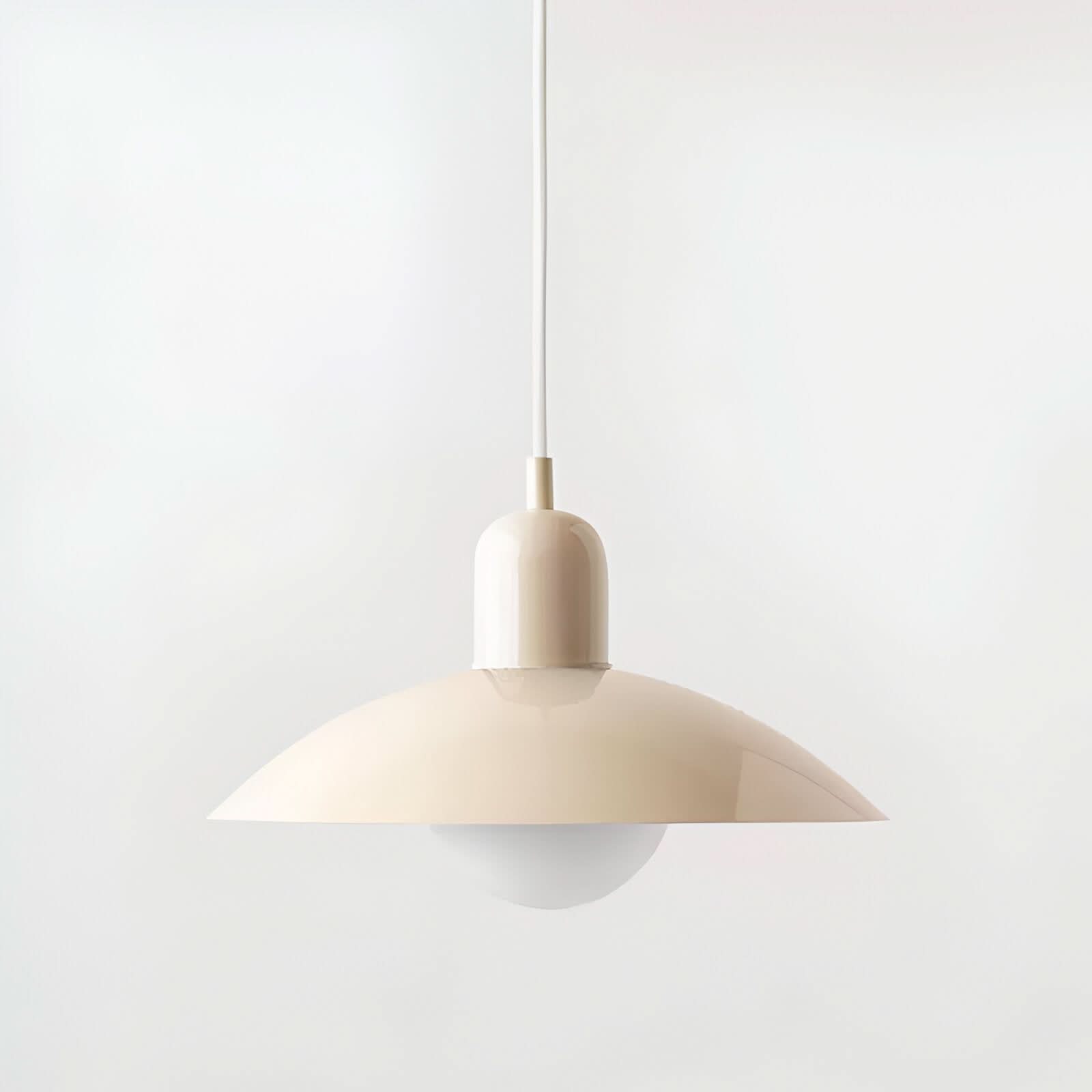 Closora | Modern Macaron Bauhaus Pendant Light – Iron Shade