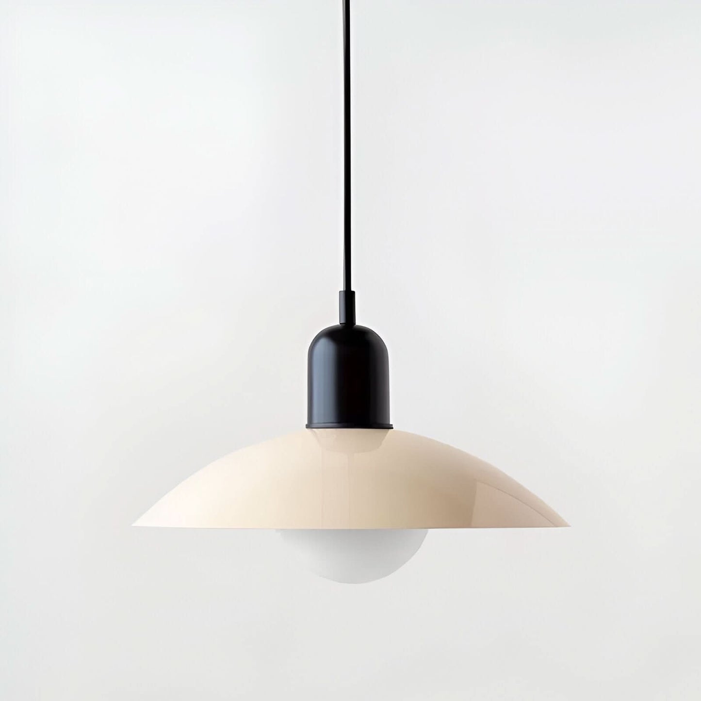 Closora | Modern Macaron Bauhaus Pendant Light – Iron Shade