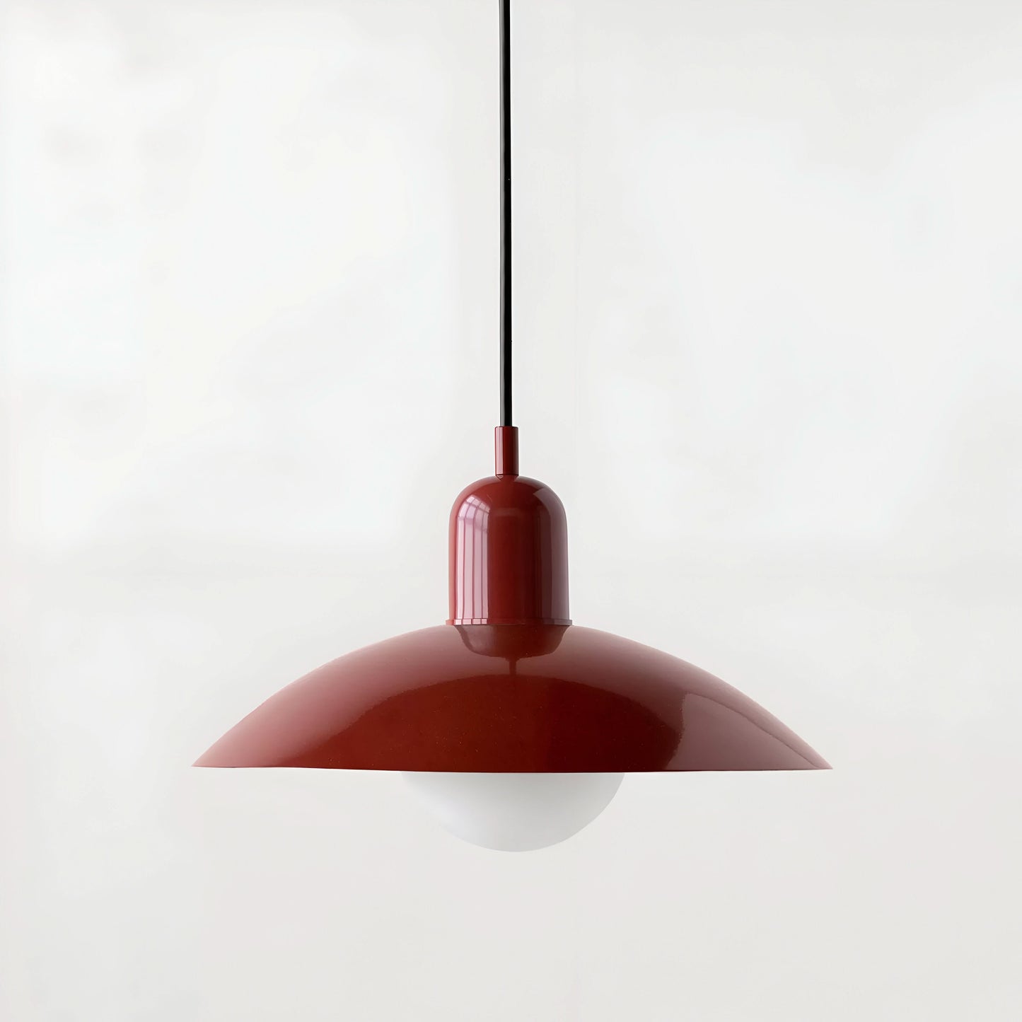 Closora | Modern Macaron Bauhaus Pendant Light – Iron Shade