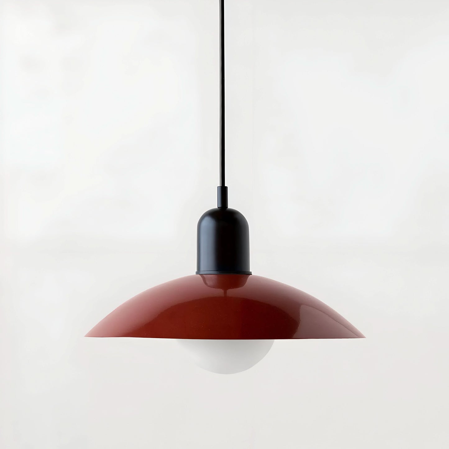 Closora | Modern Macaron Bauhaus Pendant Light – Iron Shade
