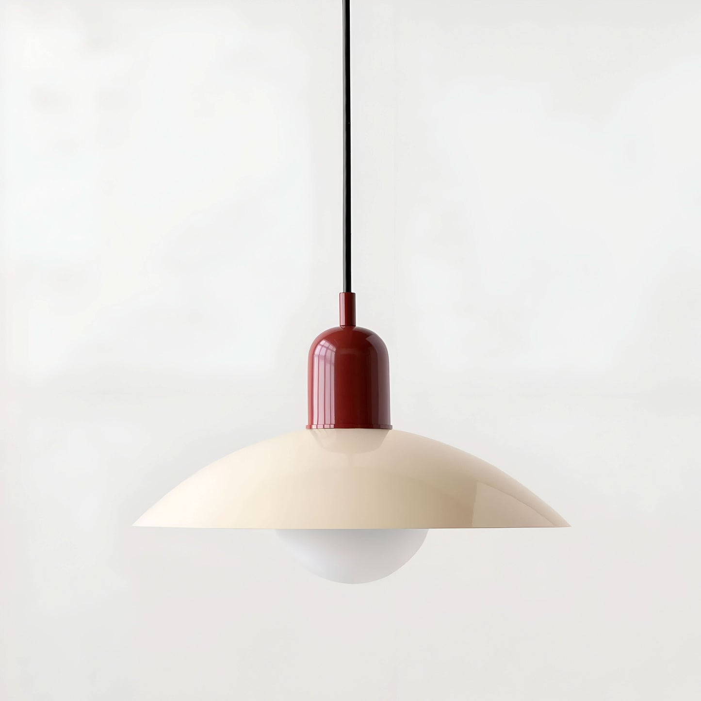 Closora | Modern Macaron Bauhaus Pendant Light – Iron Shade