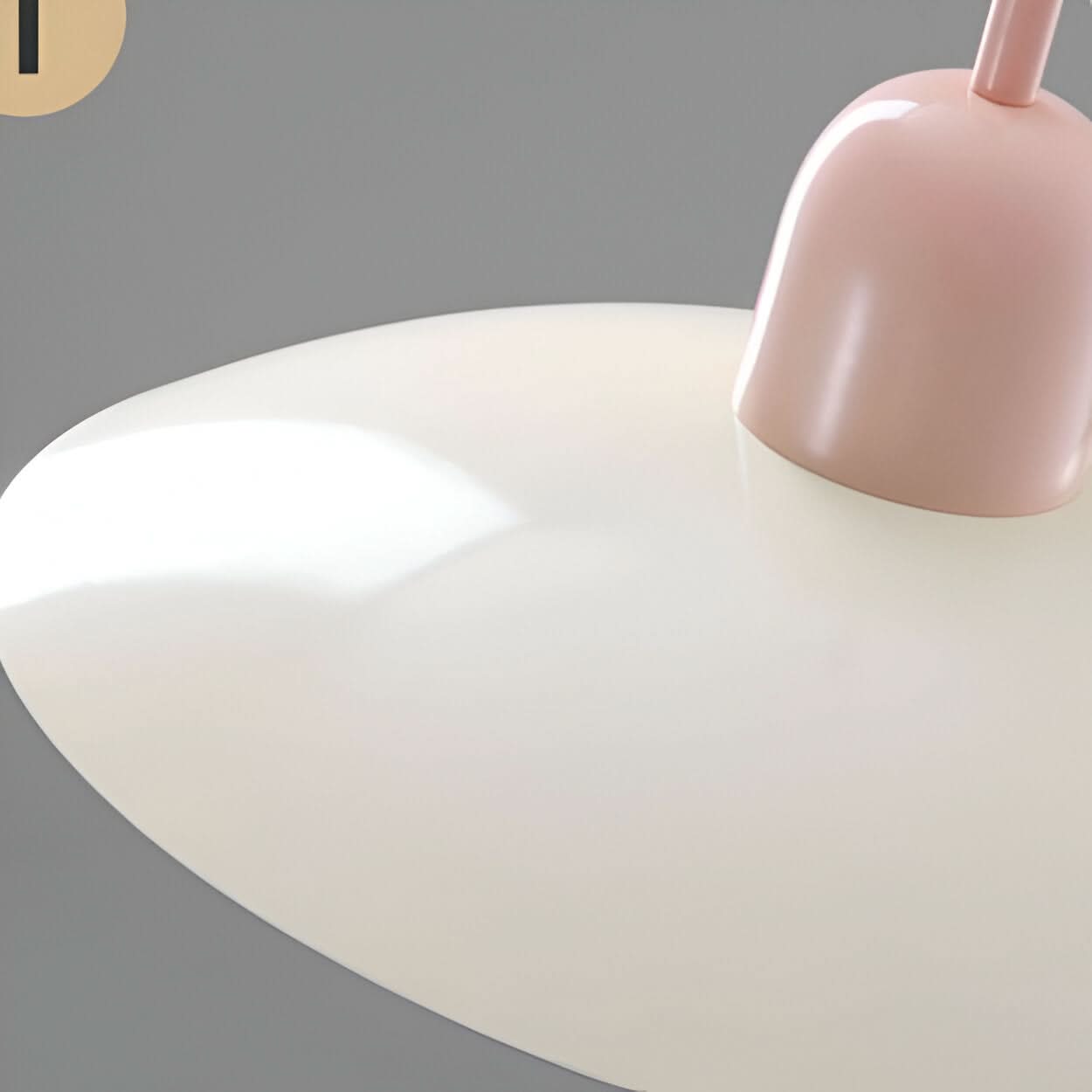 Closora | Modern Macaron Bauhaus Pendant Light – Iron Shade