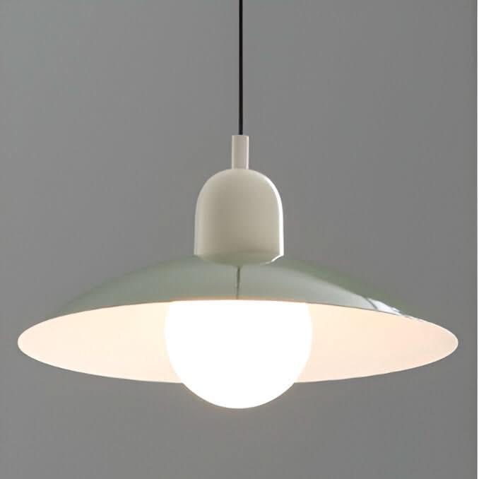 Closora | Modern Macaron Bauhaus Pendant Light – Iron Shade
