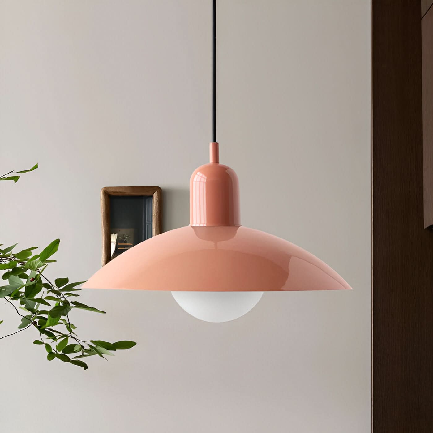 Closora | Modern Macaron Bauhaus Pendant Light – Iron Shade