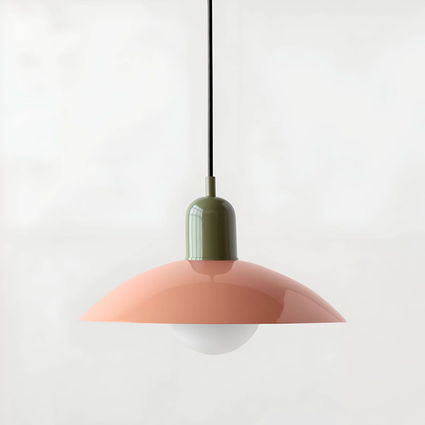 Closora | Modern Macaron Bauhaus Pendant Light – Iron Shade