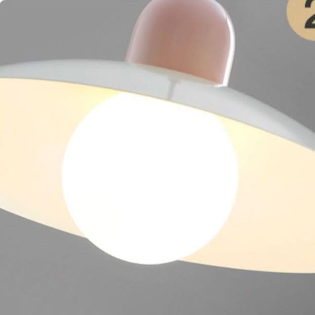 Closora | Modern Macaron Bauhaus Pendant Light – Iron Shade
