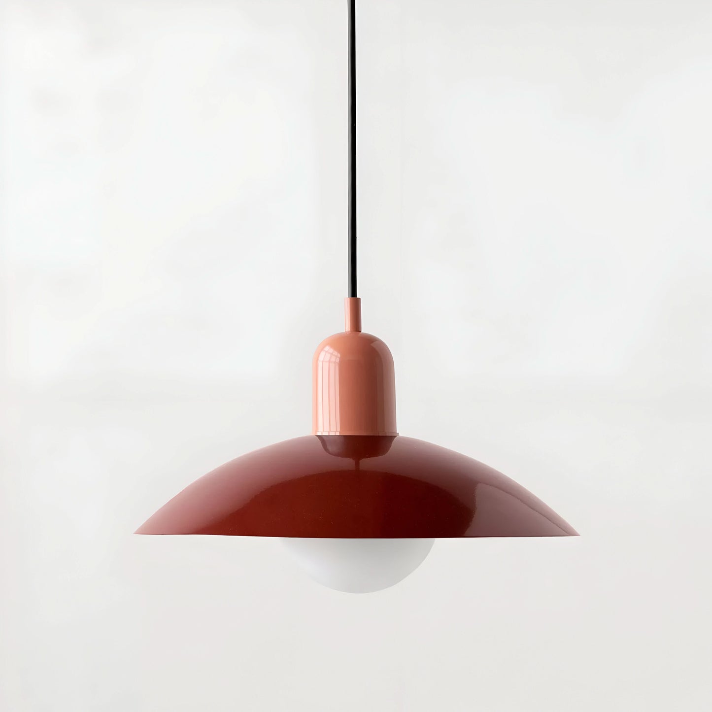 Closora | Modern Macaron Bauhaus Pendant Light – Iron Shade