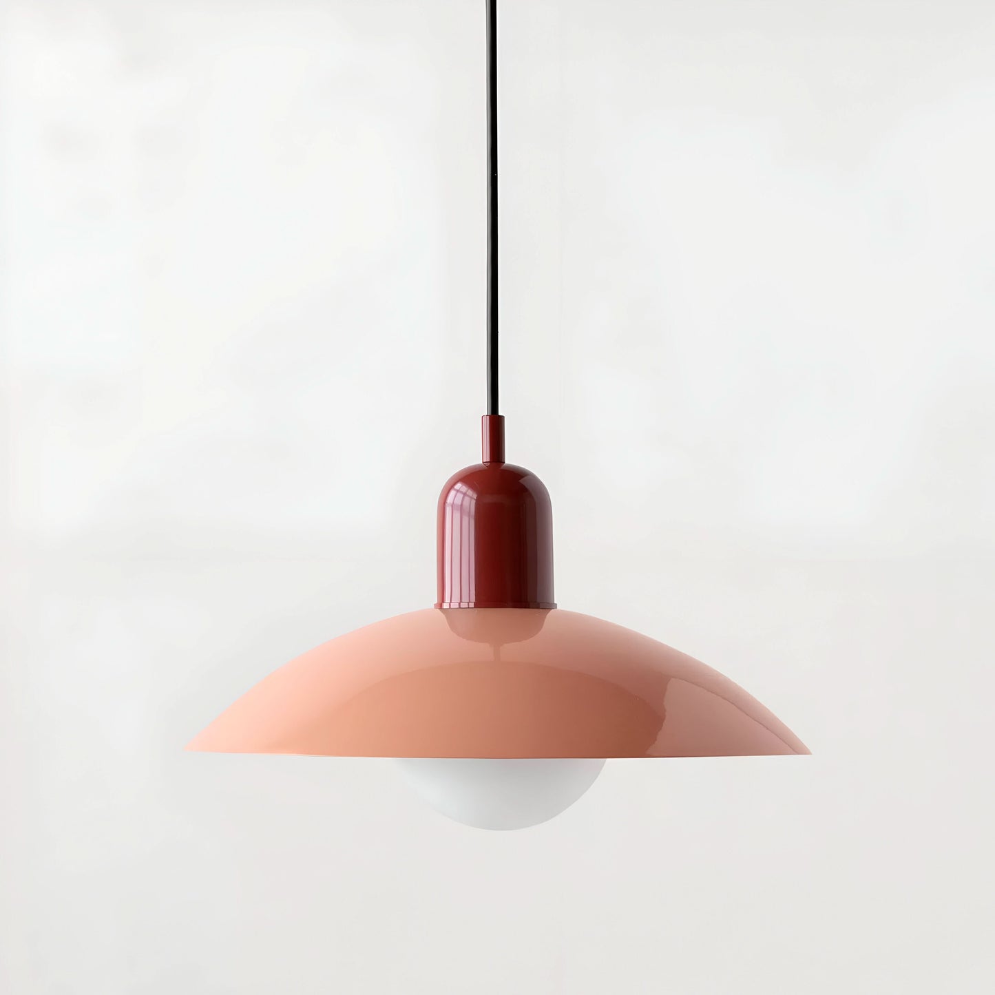 Closora | Modern Macaron Bauhaus Pendant Light – Iron Shade